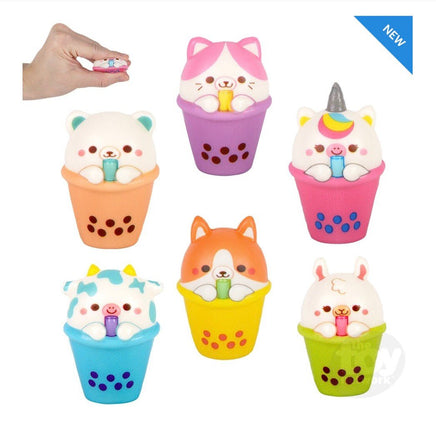 Micro Squish Animal Bubble Tea 2 inch - ToyTime