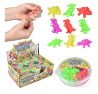 Micro Sticky Crawling Dinosaurs - ToyTime