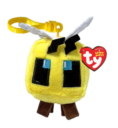Minecraft Bee Beanie Clip Keychain - ToyTime