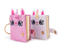 Mini Sparkly Friends Keychain Journal, Caticorn, A - ToyTime