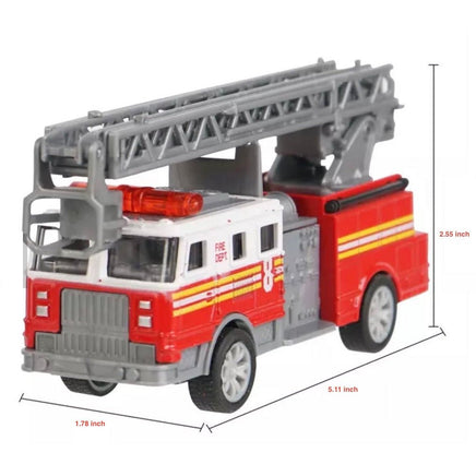 MIniature Fire Truck Alloy Diecast Car Toys - ToyTime