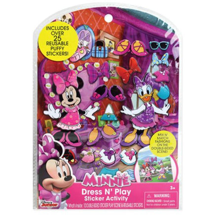 Minnie Dress N Play Sticker Activity - ToyTime