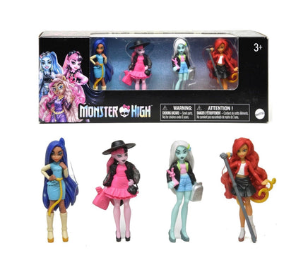Monster High 4pk Mini 2.75 inch Figures in window box - ToyTime