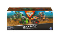 Monster Jam, 2 - Pack Official GraveDigger and ElT - ToyTime