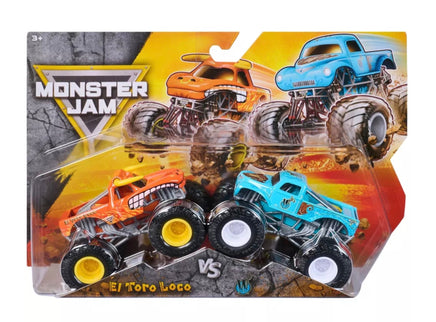 Monster Jam El Toro Loco vs Whiplash 1:64 Scale - ToyTime