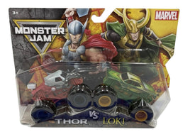 Monster Jam Marvel Official Thor vs. Loki Die-Cast 1:64 Scale - ToyTime