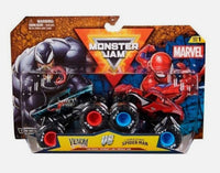 Monster Jam Marvel Venom vs spiderman - ToyTime