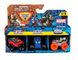 Monster Jam Mini Vehicle 3 - Pack Marvel - ToyTime