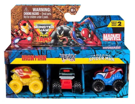 Monster Jam Minis Iron Man/Spidey/Venom - ToyTime