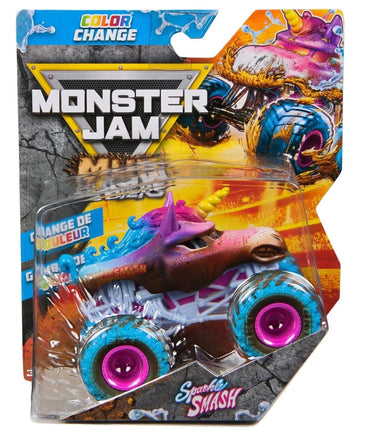 Monster Jam Mud Blaster Sparkle Smash Color Change - ToyTime