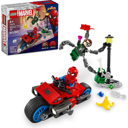 Motorcycle chase spiderman vs. Doc Ock 76275 - ToyTime