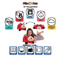 Ms Ladybug Pillow Stuffed Plush 16 inch - ToyTime