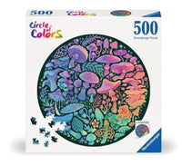 Mushrooms Round Puzzle 500Pcs - ToyTime