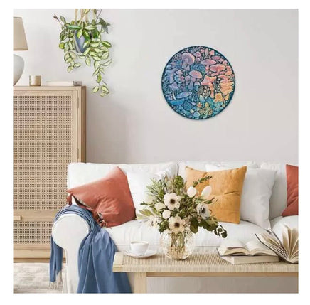 Mushrooms Round Puzzle 500Pcs - ToyTime