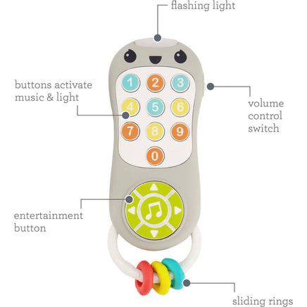 Music & Light Pretend Remote Control - ToyTime