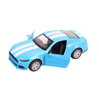 Mustang car Pull back die - cast Alloy metal, door open function 1:32 - ToyTime