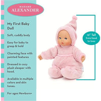 My First Baby Doll Light Skin Tone Mint - ToyTime