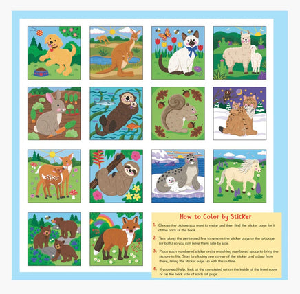 My First Color by Sticker Book Furry Friends - ToyTime
