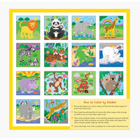 My First Color - by - Sticker Book - Wild Animals - ToyTime