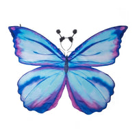 Mythical Butterfly Soft Wings with Headband Blue - ToyTime