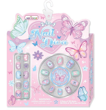 Nail Diva Tie Dye Butterfly - ToyTime