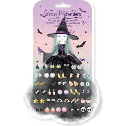 Natasha the raven witch sticker earrings - ToyTime