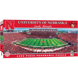 Nebraska Cornhuskers - 1000 Piece Panoramic Puzzle - ToyTime