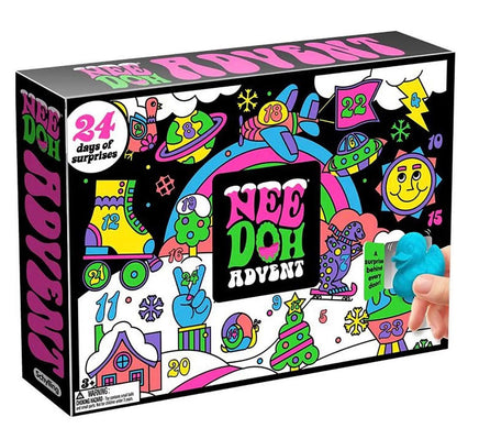 NeeDoh 2026 Squishmas Advent Calendar 24 RANDOM Squishy Minis - ToyTime