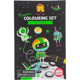 Neon Colouring Set Outer Space - ToyTime