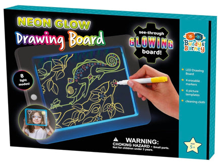 Neon Glow Drawing Boardled - ToyTime