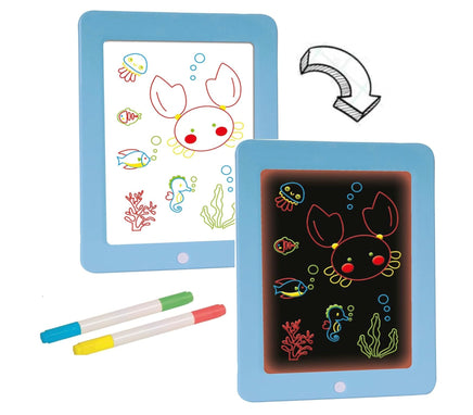 Neon Glow Drawing Boardled - ToyTime