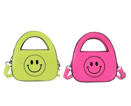 Neon Mini Smiley Purse - ToyTime