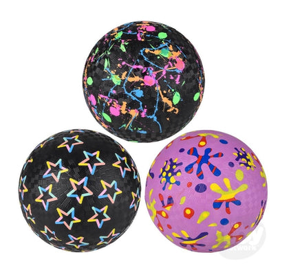 Neon Printed Playground Ball assortment 7 inch - ToyTime