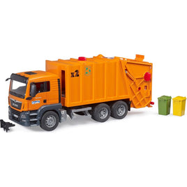 NEW MAN TGS Garbage Truck (Orange) - ToyTime