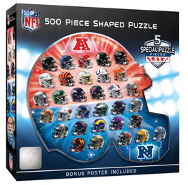 NFL Helmet Shaped 500pcs Puzzle - ToyTime