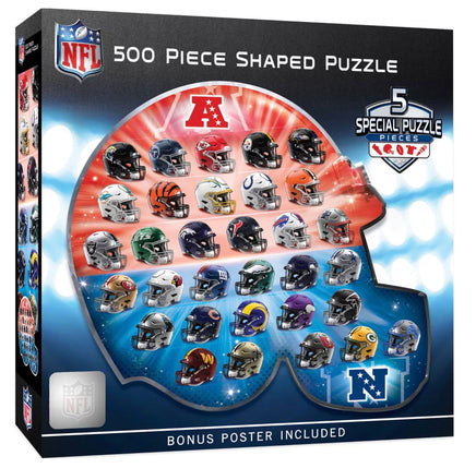NFL Helmet Shaped 500pcs Puzzle - ToyTime