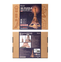 Night of the Eiffel Tower Wooden Puzzle - ToyTime