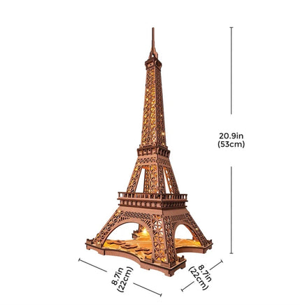 Night of the Eiffel Tower Wooden Puzzle - ToyTime