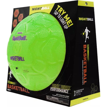 NightBall Basketball - Green - ToyTime