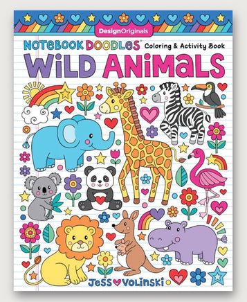 Notebook Doodles wild animals - ToyTime