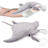 Ocean Safe Manta Ray Puppet - ToyTime