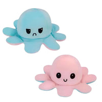 Octopus Double Side Flip Reversible Stuffed Toys 8 Inch - ToyTime