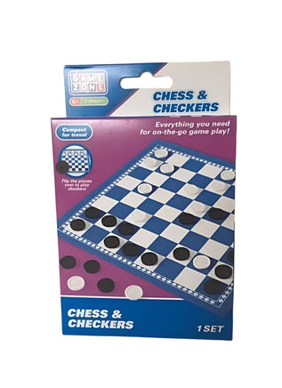 On the Go Game Chess and checkers - ToyTime