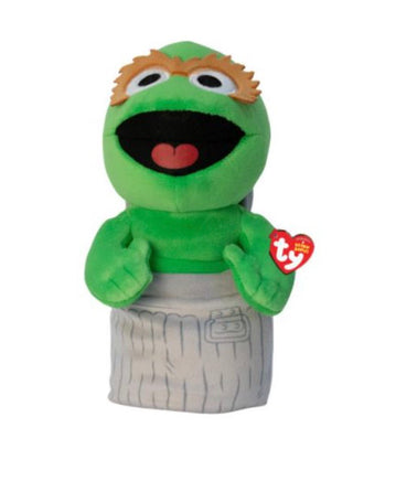 OSCAR THE GROUCH Sesame Street Floppy Reg Beanie Babies - ToyTime