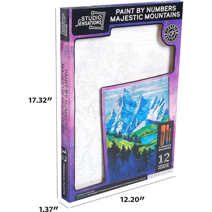 Paint by numbers majestic mountains - ToyTime