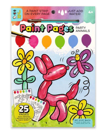 Paint pages Party Animals - ToyTime