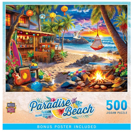 Paradise Beach Island Hangout 500pcs Jigsaw Puzzle - ToyTime