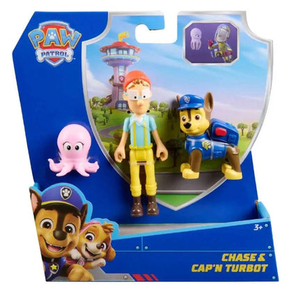 PAW Patrol Story Figure Pack Chase & Capn Turbot - ToyTime