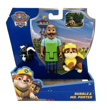 PAW Patrol Story Figure Pack Rubble & Mr. Porter - ToyTime