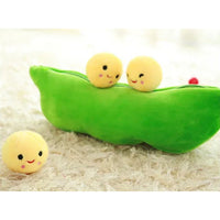 Pea Stuffed Plant Doll High Quality Pea - shaped Pillow Toy 9 inch - ToyTime